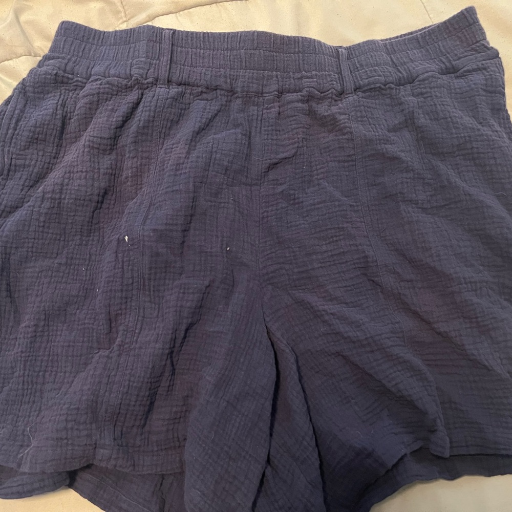 Tribal Textured Blue Shorts